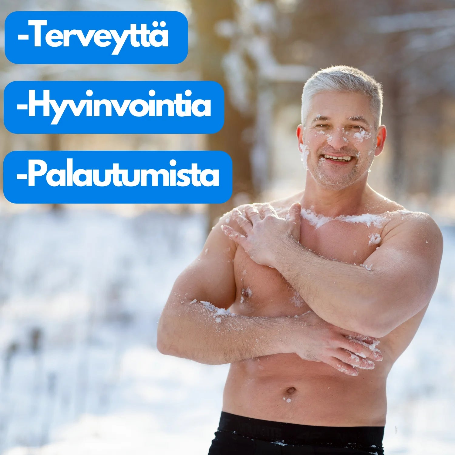 Kylmäallas kotikäyttöön, edistää palautumista ja vähentää lihaskipuja.