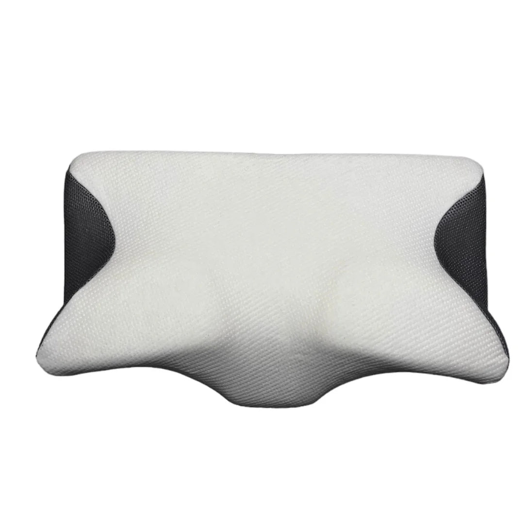 Muistivaahtotyyny, joka muotoutuu täydellisesti pään ja niskan mukaan tukien niskaa ja päätä kaikissa asennoissa.