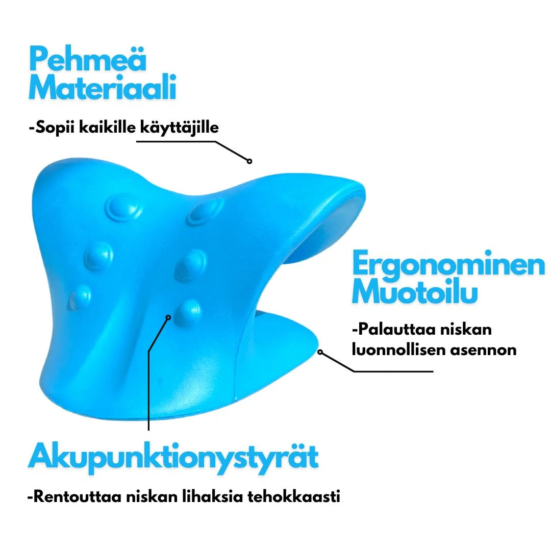 Niskakaari tuo tehokkaan ratkaisun niskakipujen hoitoon ja niiden ennaltaehkäisyyn.