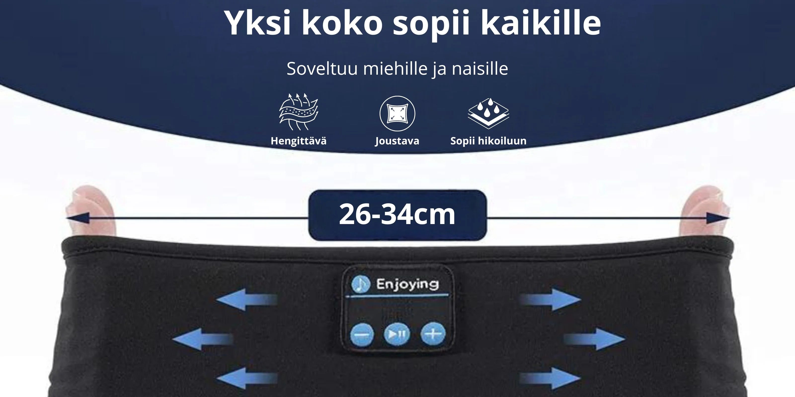 Bluetooth unimaski palauttavaan uneen, paras unimaski täydelliseen pimeyteen.